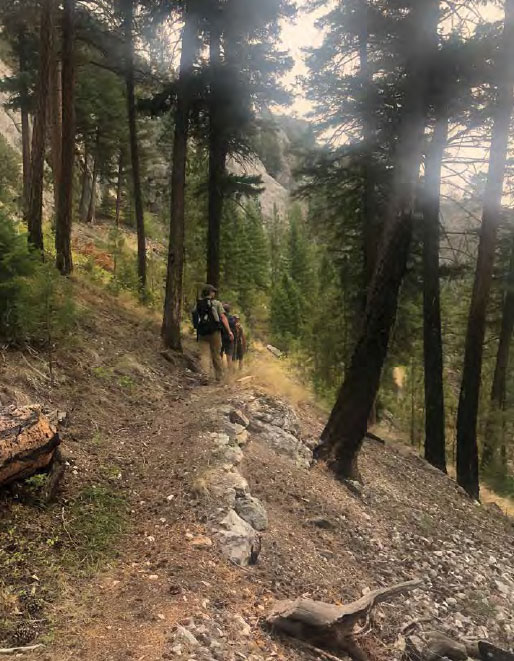 Hike in Meriwether Canyon