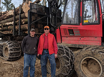 Justick Logging members of northeastern loggers