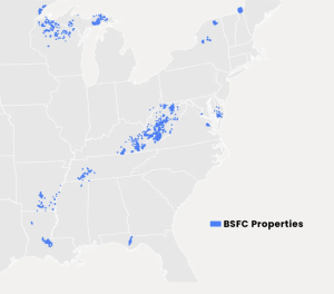map of Bluesource properties