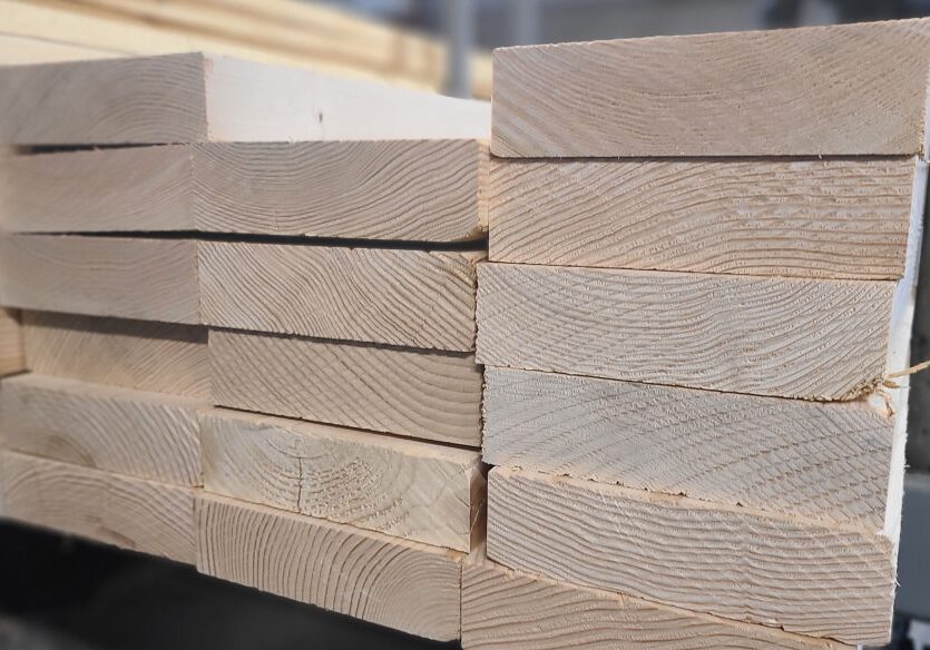Eastern hemlock boards
